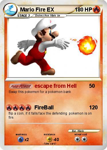 Pokemon Mario Fire EX
