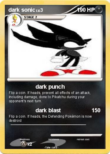 Pokemon dark sonic