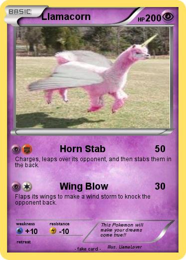 Pokemon Llamacorn
