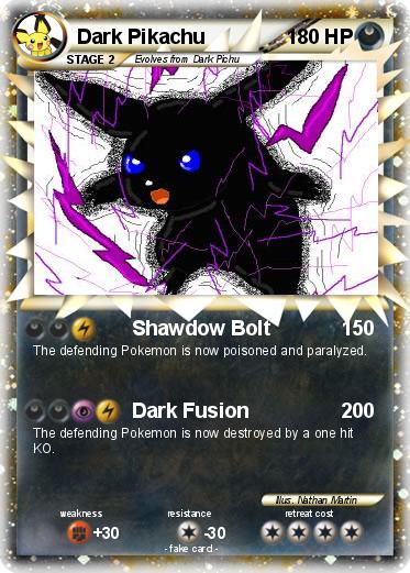 Pokemon Dark Pikachu