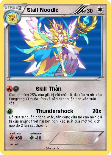 Pokemon Stall Noodle