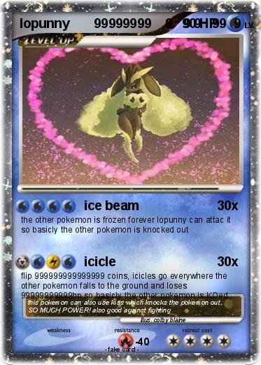 Pokemon lopunny       99999999    9   9 9   99  9