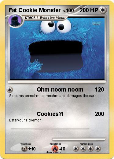 Pokemon Fat Cookie Monster