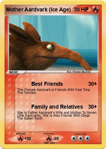 Pokemon Mother Aardvark (Ice Age)