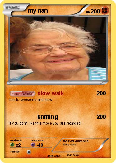 Pokemon my nan