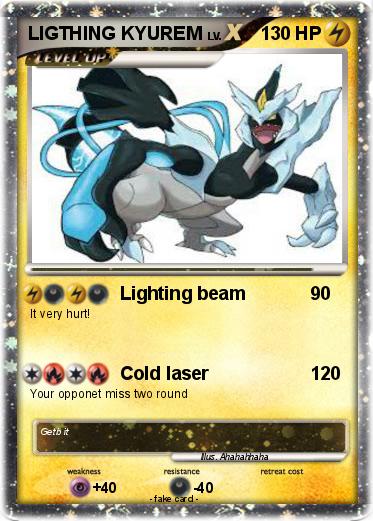Pokemon LIGTHING KYUREM