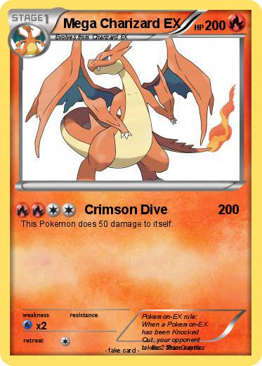 Pokemon Mega Charizard EX