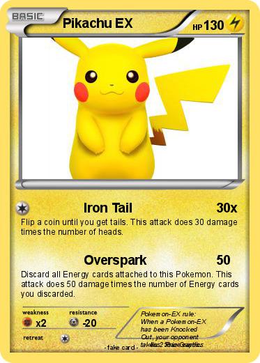 Pokemon Pikachu EX