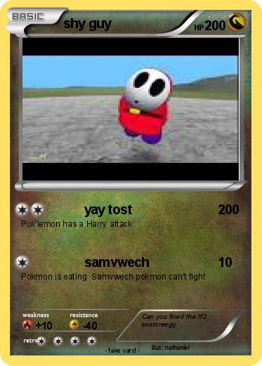 Pokemon shy guy