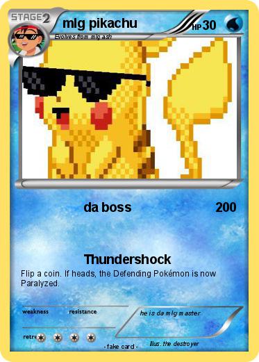 Pokemon mlg pikachu