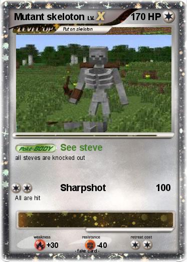 Pokemon Mutant skeloton