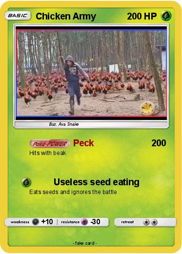 Pokemon Chicken Army