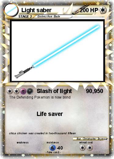 Pokemon Light saber