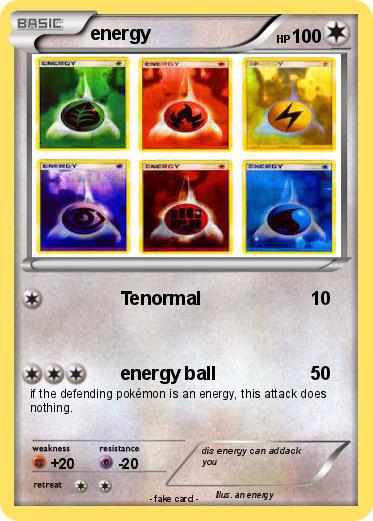 Pokemon energy