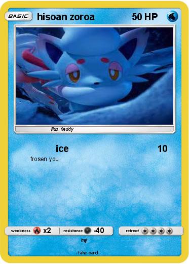 Pokemon hisoan zoroa