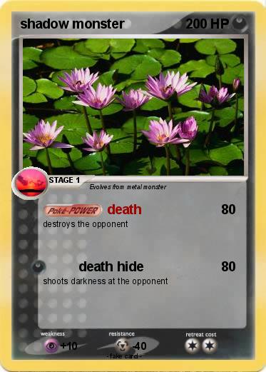 Pokemon shadow monster