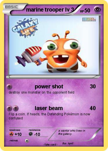 Pokemon marine trooper lv 3