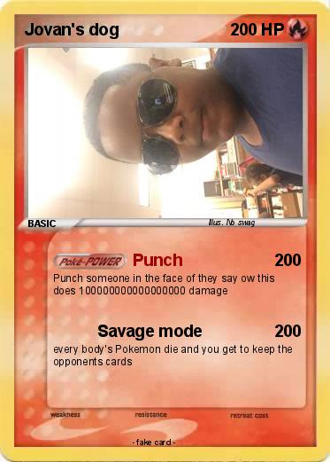 Pokemon Jovan's dog