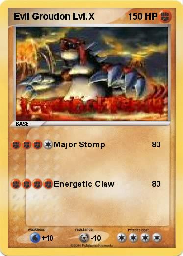 Pokemon Evil Groudon Lvl.X
