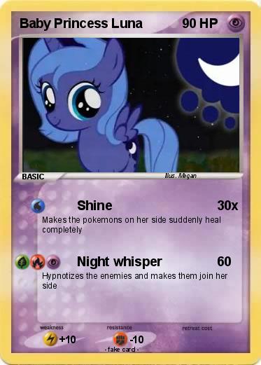 Pokemon Baby Princess Luna