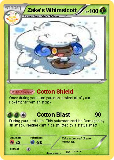 Pokemon Zake's Whimsicott