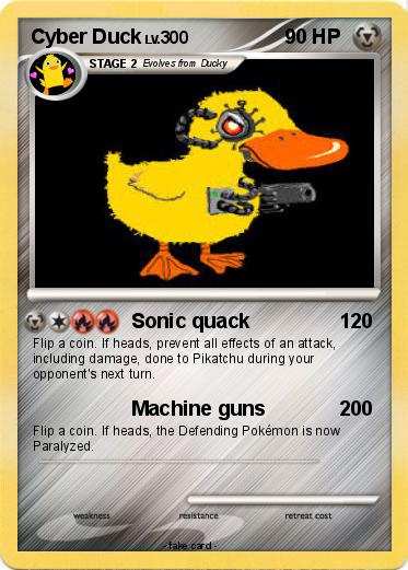 Pokemon Cyber Duck