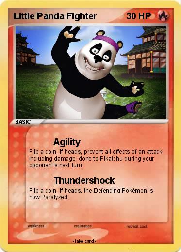 Pokemon Little Panda Fighter
