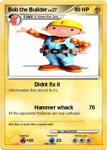 Pokemon Bob the Builder
