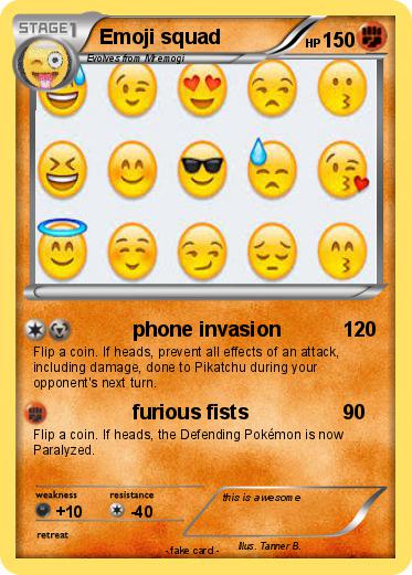 Pokemon Emoji squad
