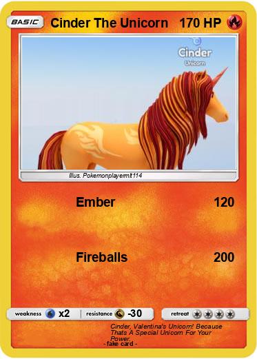 Pokemon Cinder The Unicorn