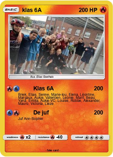 Pokemon klas 6A