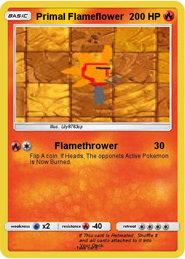 Pokemon Primal Flameflower