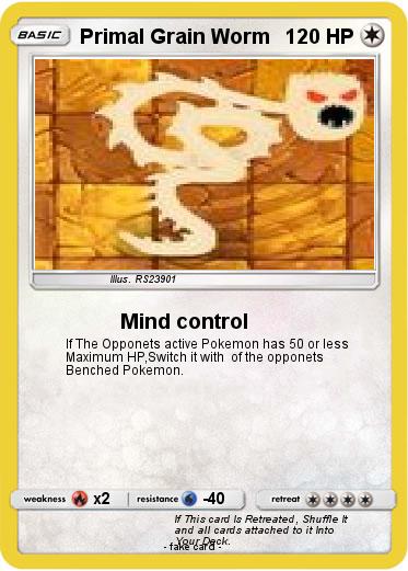 Pokemon Primal Grain Worm