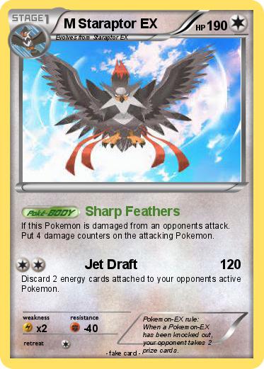 Pokemon M Staraptor EX