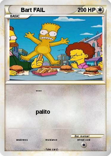 Pokemon Bart FAIL