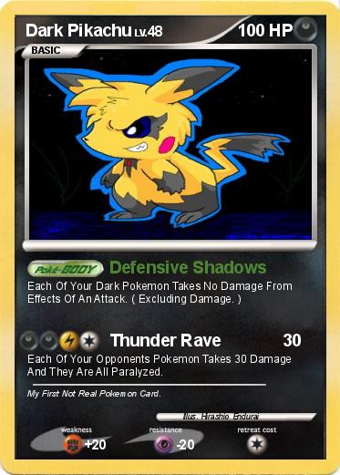 Pokemon Dark Pikachu