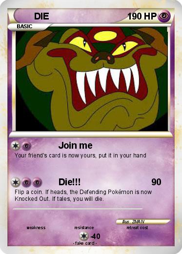Pokemon DIE