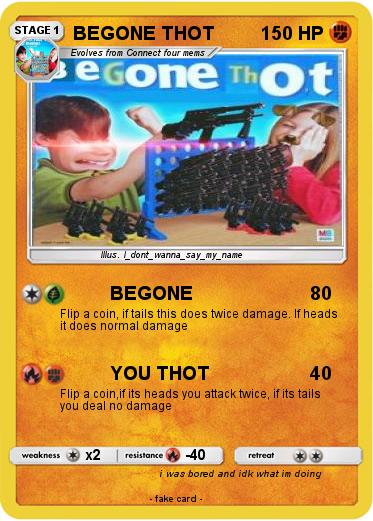 Pokemon BEGONE THOT
