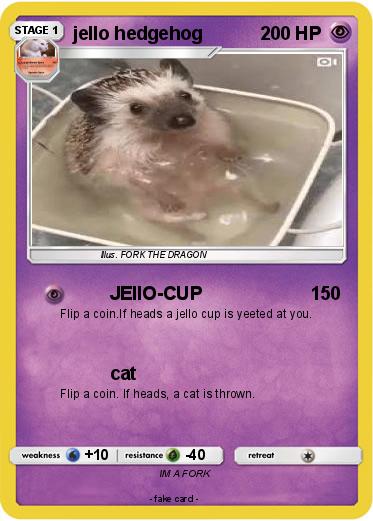 Pokemon jello hedgehog