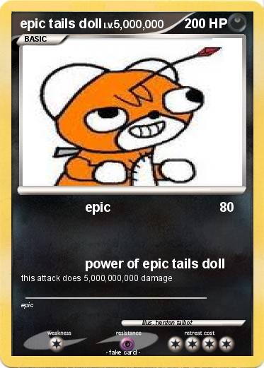 Pokemon epic tails doll