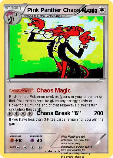 Pokemon Pink Panther Chaos Magic