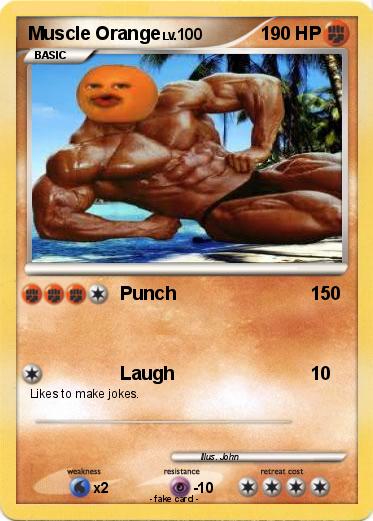 Pokemon Muscle Orange