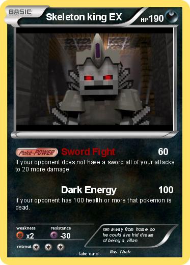 Pokemon Skeleton king EX