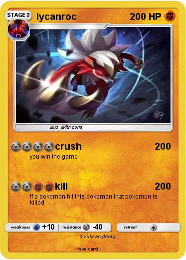 Pokemon lycanroc