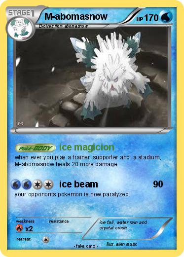 Pokemon M-abomasnow