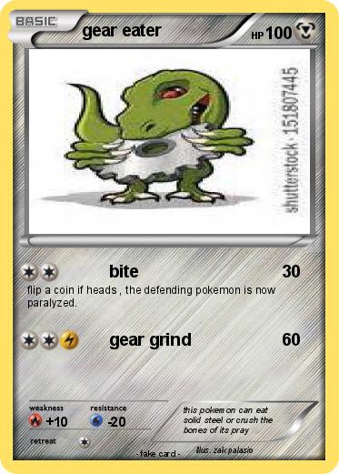 Pokemon gear eater