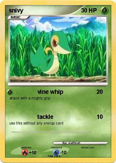 Pokemon snivy