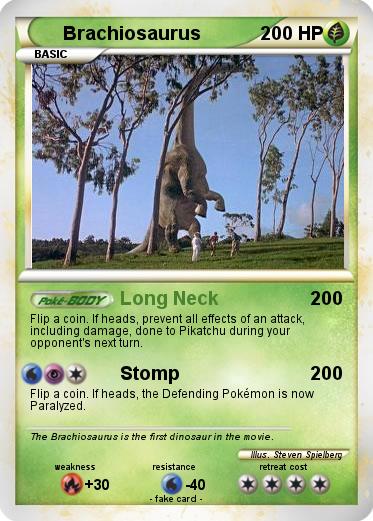 Pokemon Brachiosaurus
