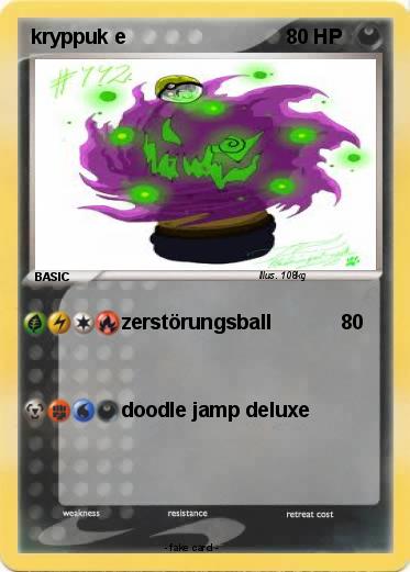 Pokemon kryppuk e