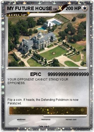 Pokemon MY FUTURE HOUSE
